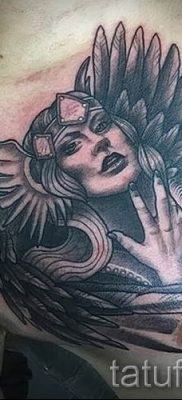 Tatuaż Valkyrie na zdjęciu do artykułu o znaczeniu tatuażu - tatufoto.ru - 13