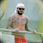 Fotó David Beckham tetoválásáról, kelte: 2018.09.17. №040 - David Beckham tetoválása -