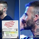Fotó David Beckham tetoválásról, kelte: 2018.09.17. №019 - David Beckham tetoválása -