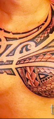الصورة - وشم قبلي على الكتف للرجال - مثال لمقال حول معنى 3056 tatufoto.ru