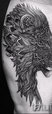 الصورة - وشم الأسد القبلية - مثال لمقال حول معنى 1047 tatufoto.ru