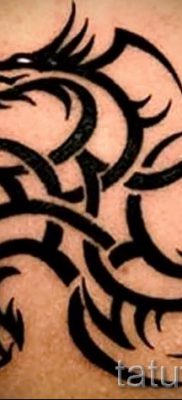 الصورة - وشم التنين القبلية - مثال لمقال حول معنى 3045 tatufoto.ru