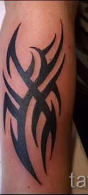 صور - Tatouage tribal sur son avant-bras - un exemple pour un article sur l'importance de 1020 tatufoto.ru