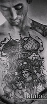 fénykép egy börtön tetoválásról (jelentése) - példa egy érdekes tetoválási rajzra - 030