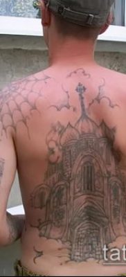 fénykép egy börtön tetoválásról (jelentése) - példa egy érdekes tetoválási rajzra - 019