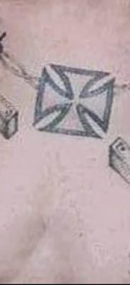 fénykép egy börtön tetoválásról (jelentése) - példa egy érdekes tetoválási rajzra - 016