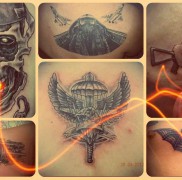 A katonai tetoválások értéke - példa a fotón