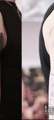 holló koponya tetoválás (jelentése) - példa egy érdekes tetoválási tervre - 056