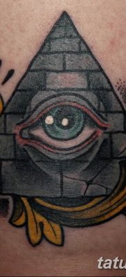 fotó a gonosz szem elleni védelem és a tetoválás károsodásának szimbóluma 2019.03.18. №004 - tetoválás -