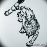 Fénykép egy manticore tetoválásról 2018. 07. 31. №009 - tetováló manticore -