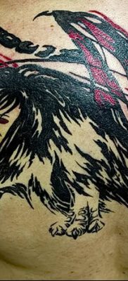 Fénykép egy manticore tetoválásról, keltezve 2018. 07. 31 -én №034 - tetováló manticore -