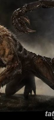 Fénykép egy manticore tetoválásról, kelt: 07.07.2018 №027 - tetováló manticore -