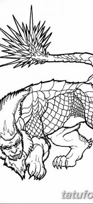 Fotó egy manticore tetoválásról 2018. 07. 31 -től №022 - tetováló manticore -