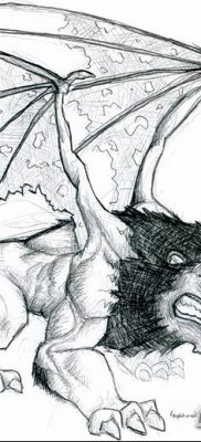 Fotó egy manticore tetoválásról 2018. 07. 31 -én №020 - tetováló manticore -