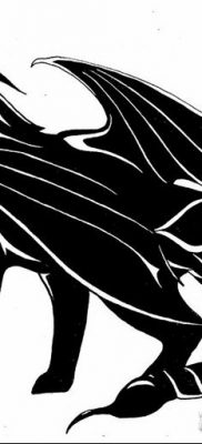 Fénykép egy manticore tetoválásról, kelte: 2018.07.31. №015 - tetováló manticore -