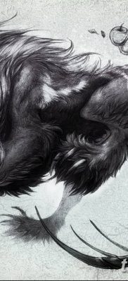 Fénykép egy manticore tetoválásról, keltezve 2018. 07. 31 -én №013 - tetováló manticore -