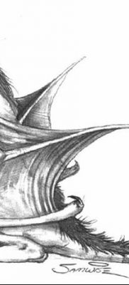 Fénykép egy manticore tetoválásról 2018. 07. 31. №006 - tetováló manticore -