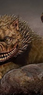 Fénykép egy manticore tetoválásról 2018. 07. 31. № 002 - tetováló manticore -