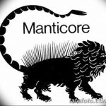 Fénykép egy manticore tetoválásról 2018. 07. 31. № 005 - tetováló manticore -