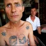 Tatuaże Zonovsky - gwiazdy i portrety przywódców