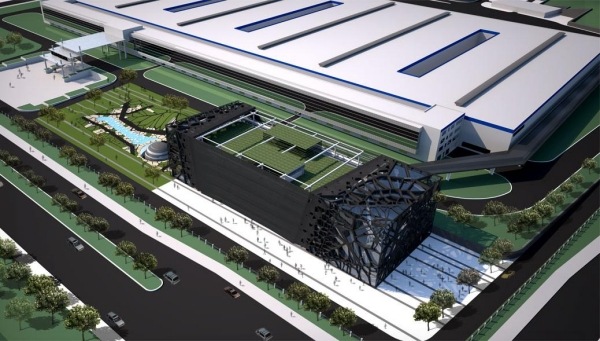 moderná architektúra zoomlion výstavisko Čína