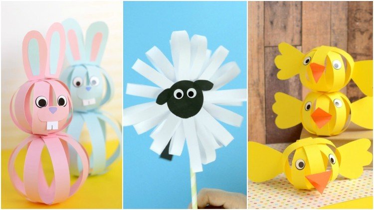 na Veľkonočné drotárstvo s nápadmi na papierové prúžky s návodom