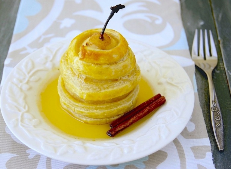 Hrušku podávajte s medom a škoricou Vianočné-vegetariánske-jesť-hruškové-medovo-škoricové tyčinky