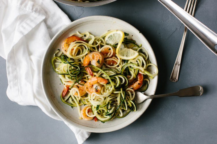 recepty z cukety výroba rezancov a kreviet