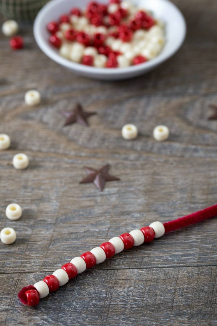 korálky čistič rúrok dekorácia cukríkové palice ozdoby drotár