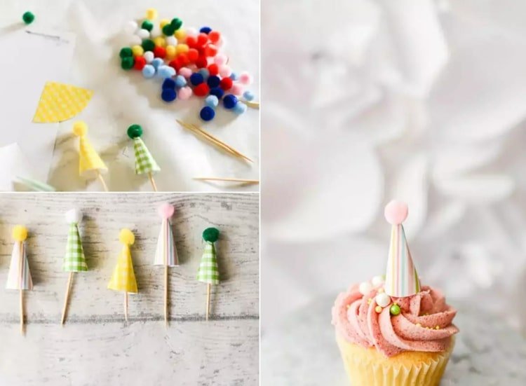 Remeselný nápad na karneval - klobúčiky z papierových šišiek na výrobu koláčov