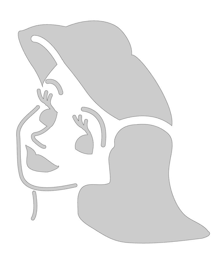 Halloweenska dekorácia s Arielle ako miotívou k tekviciam