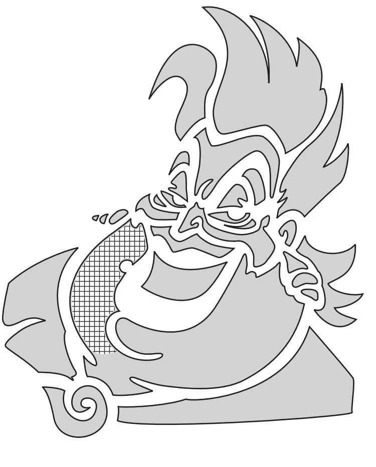 Vyrezávanie Uršule z Ariel - Prenesenie Disneyho darebákov na tekvice