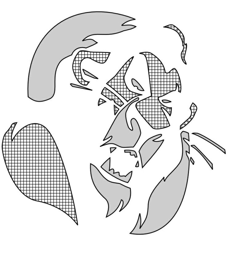 Carving Scar - Stačí zoškrabať kockované oblasti