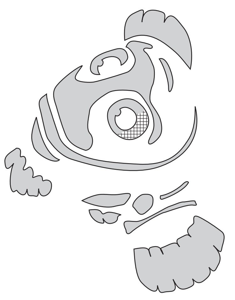 Finding Nemo - Vytlačte rybu a preneste ju do tekvice