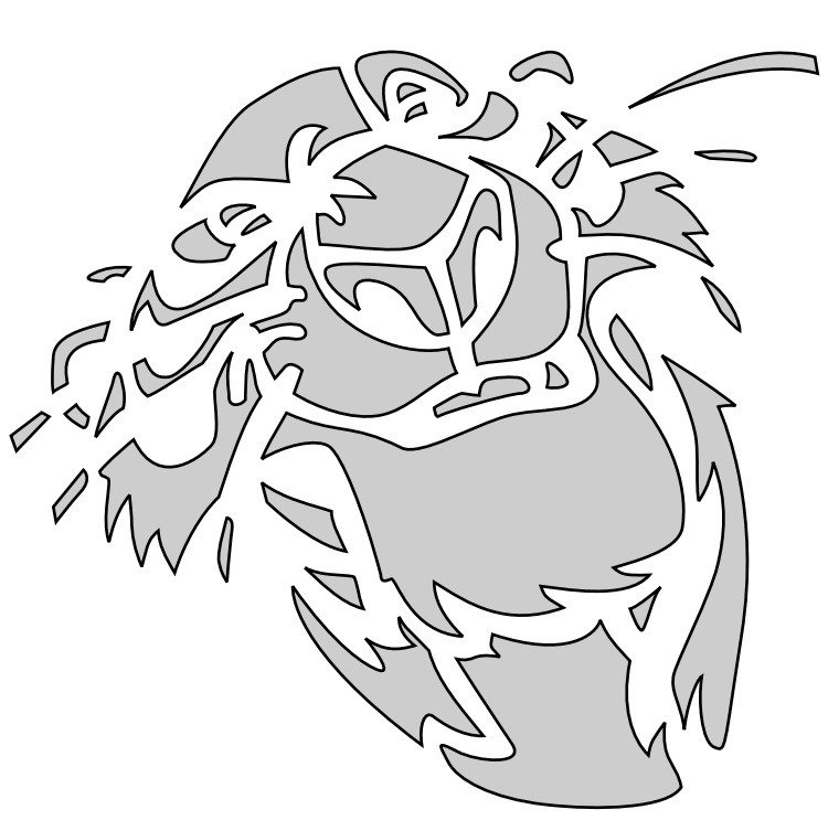 Tiger Shir Khan z knihy džungle