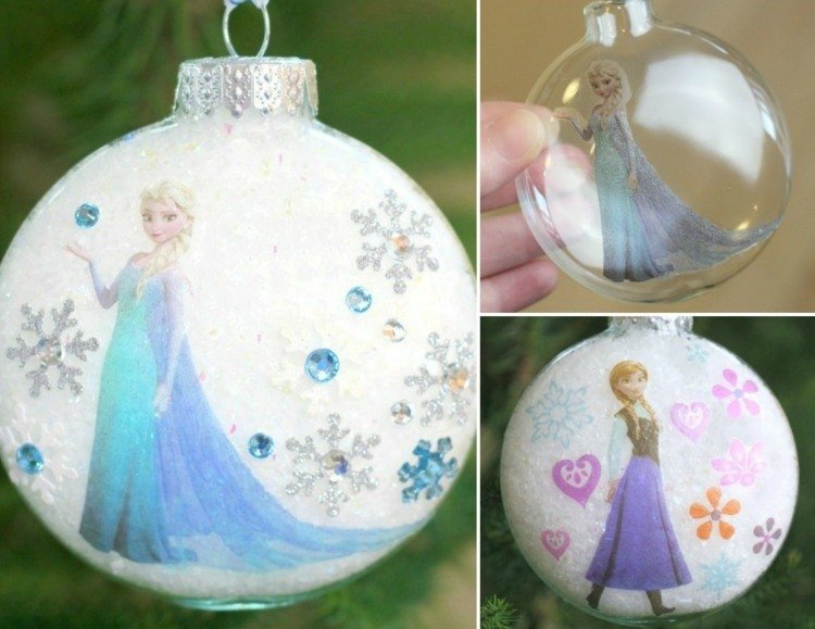 ľadová kráľovná-drotár-strom-dekorácie-ples-elsa-anna-návod-transparentný-vianočný