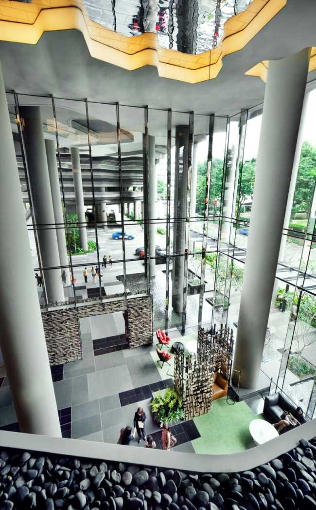 lobby oberblick parkroyal hotel design v singapore