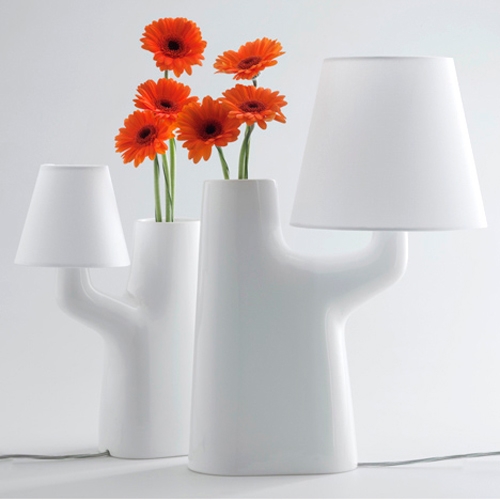 kombinácia-váza-stolná lampa-Roger-Arquer-bosa