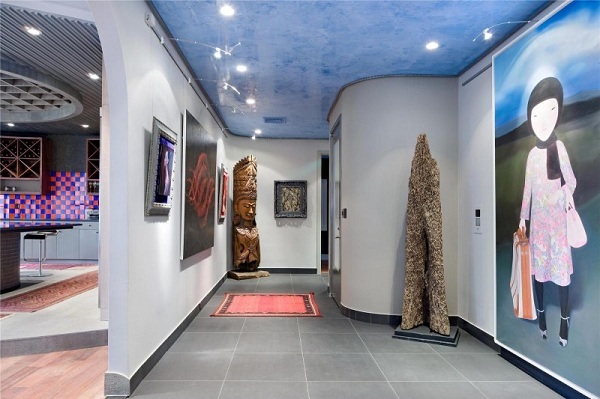 Koridor na dekoráciu umeleckých diel