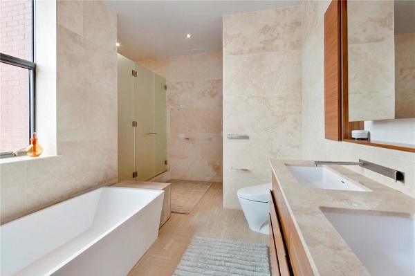 elegantné kúpeľňové mramorové dlaždice