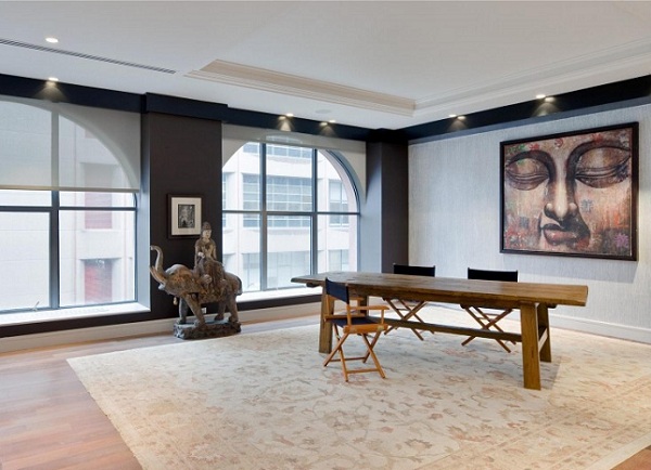 Interiér bytu jedáleň