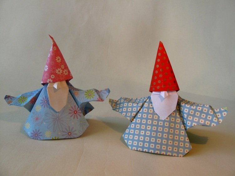 trpasličí origami trpasličí papier