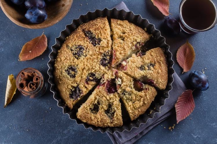 Recept na slivkový koláč rýchly a chutný jesenný koláč