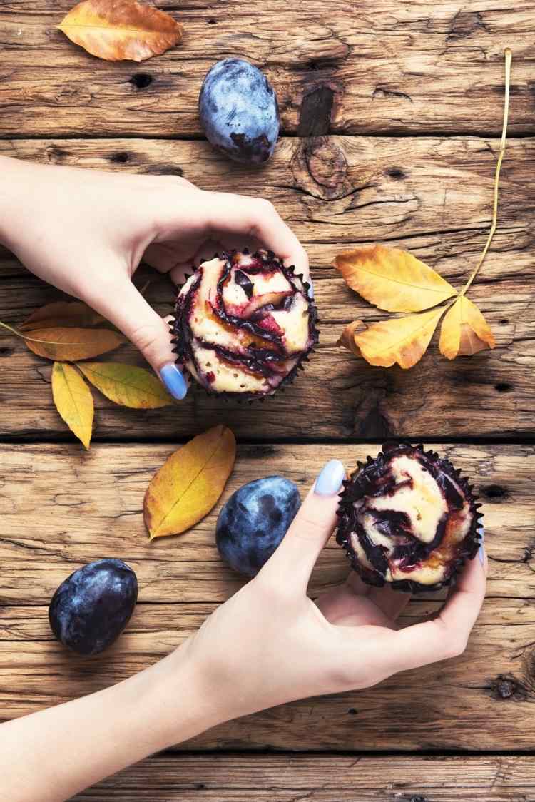 Ako pripraviť slivkové muffiny Pokyny pre hobby kuchárov